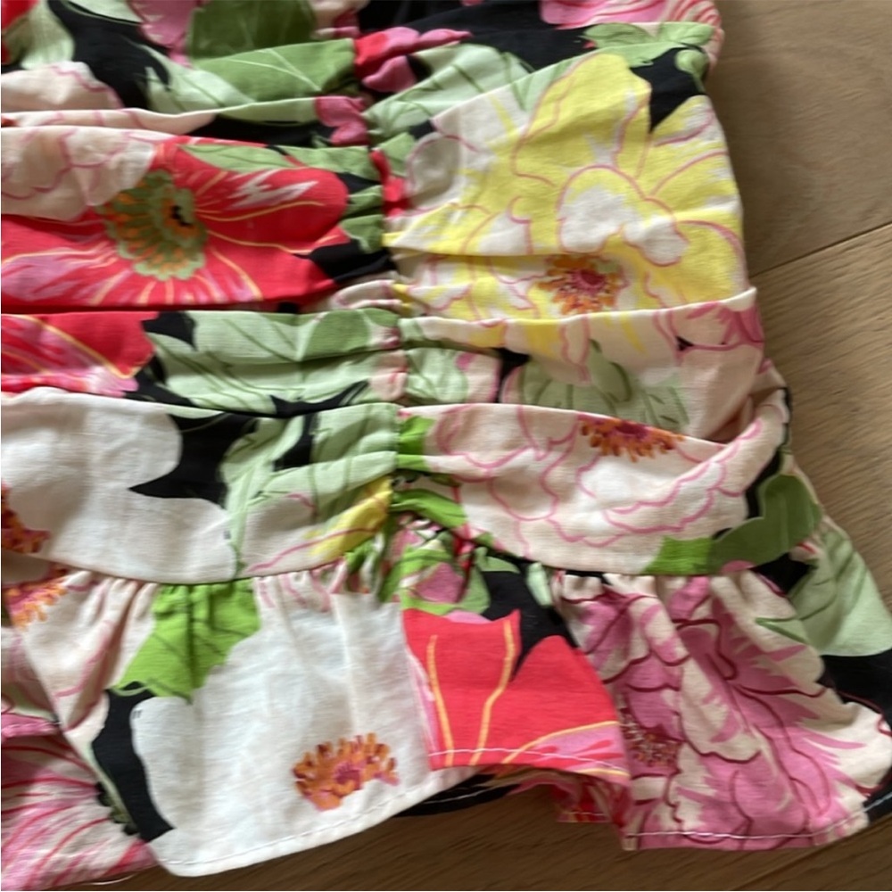 Zara Multicolor Floral Dress - Picture 8 of 9